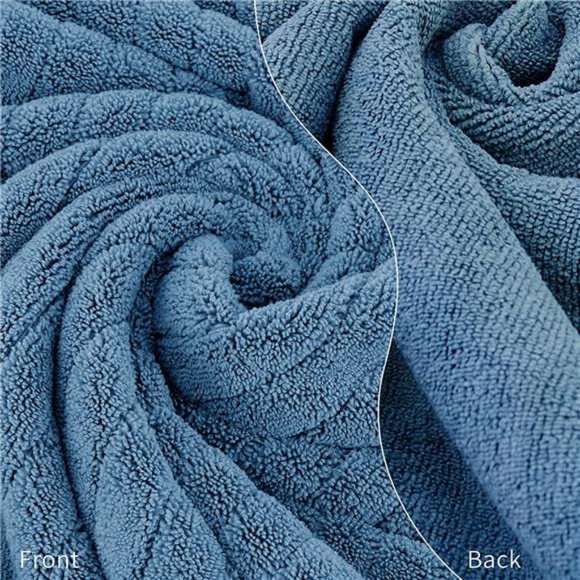 Oversize, 60 x 30 in., Quick Dry  Microfiber Bath Towel Set, 6 Piece - Picture 2 of 6